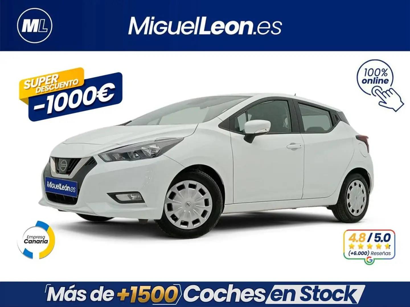 Nissan Micra IG-T Acenta Sprint 92 Blanco - 1