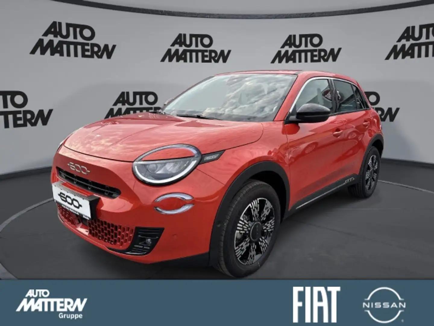 Fiat 600 Hybrid 1.2 T3 74 kW DCT Style+Komfort Paket Pomarańczowy - 1