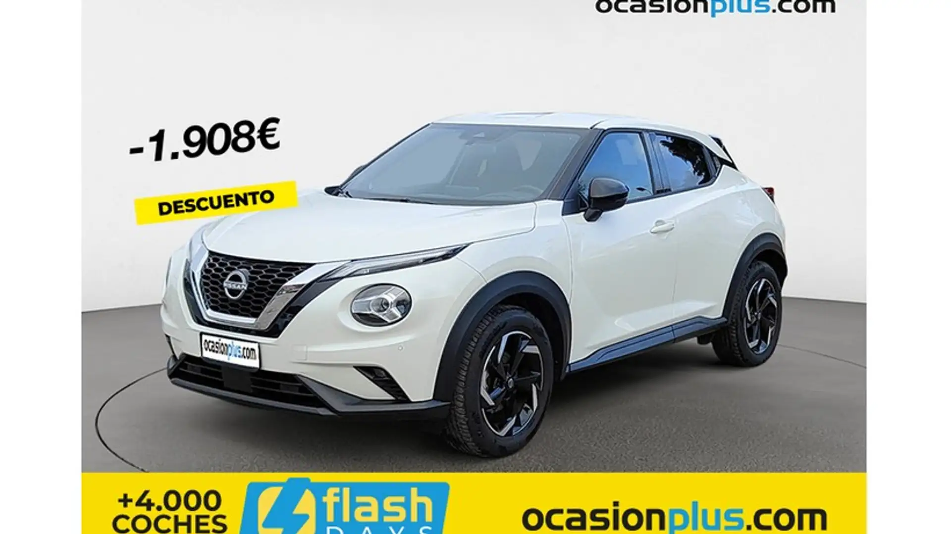 Nissan Juke 1.0 DIG-T N-Connecta 4x2 114 Blanc - 1