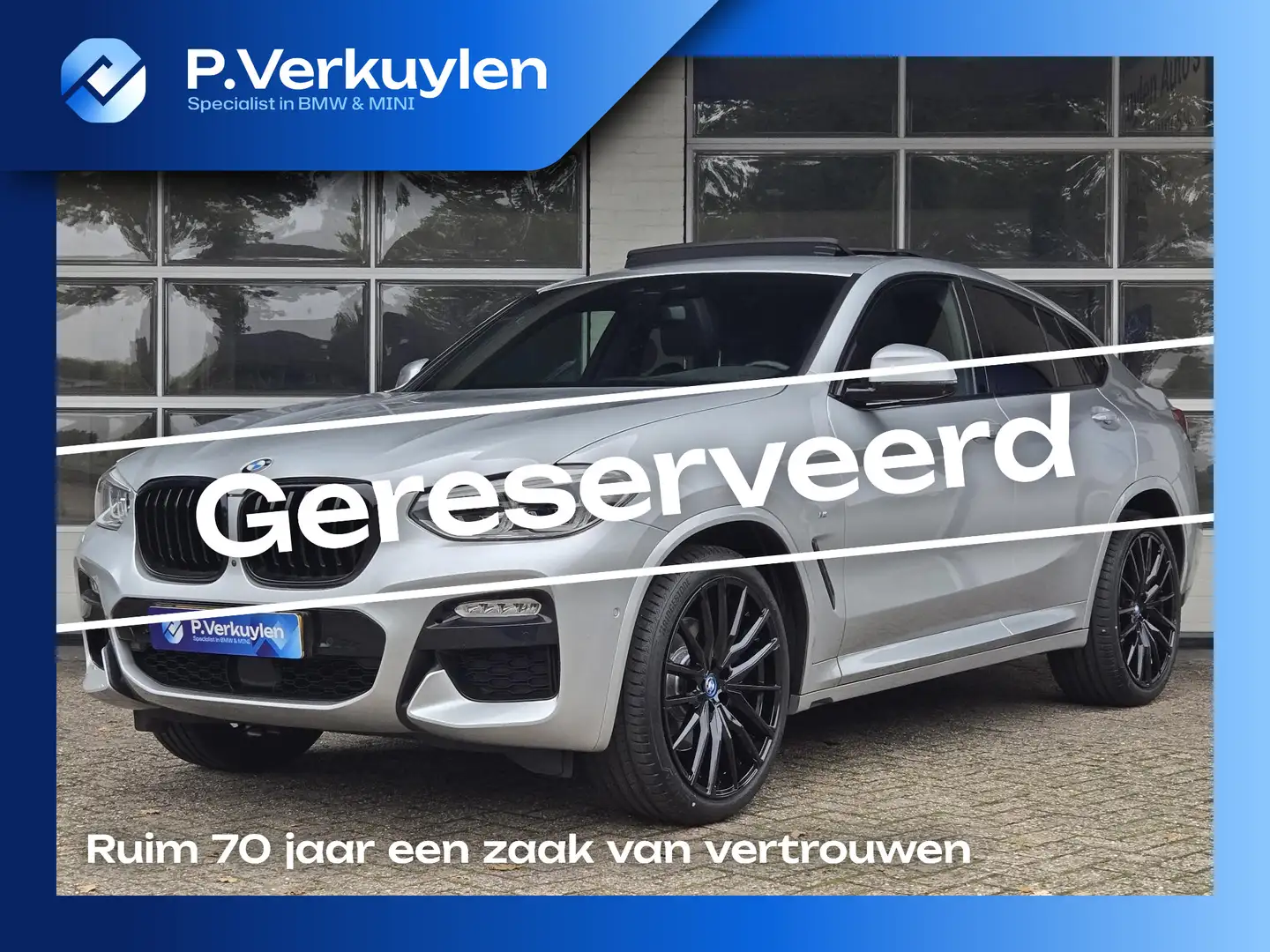 BMW X4 xDrive30i M SPORT | 360 CAMERA | PANORAMA | STOELV Zilver - 1