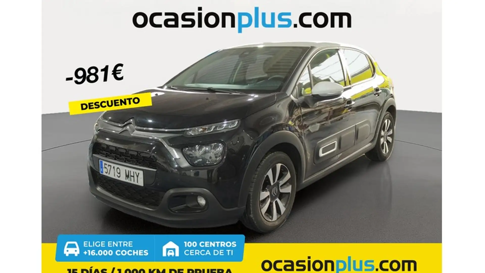 Citroen C3 1.2 PureTech S&S Shine 83 Noir - 1