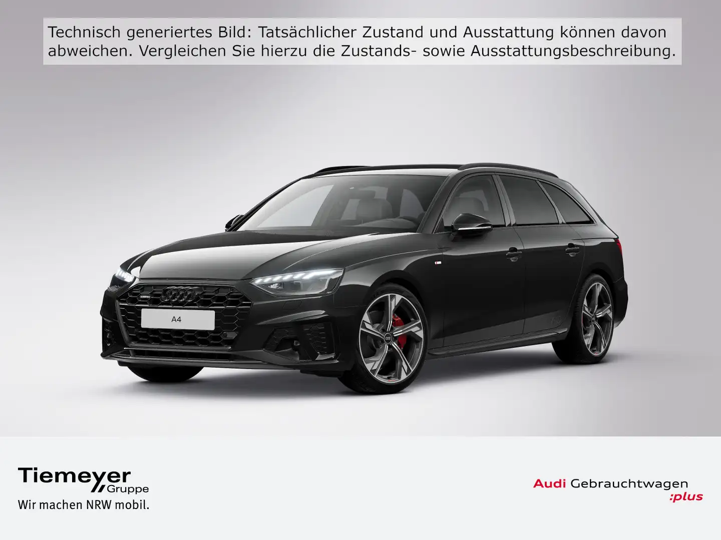 Audi A4 40 TFSI Q 2x S LINE MATRIX-LED LM19 AHK Schwarz - 1