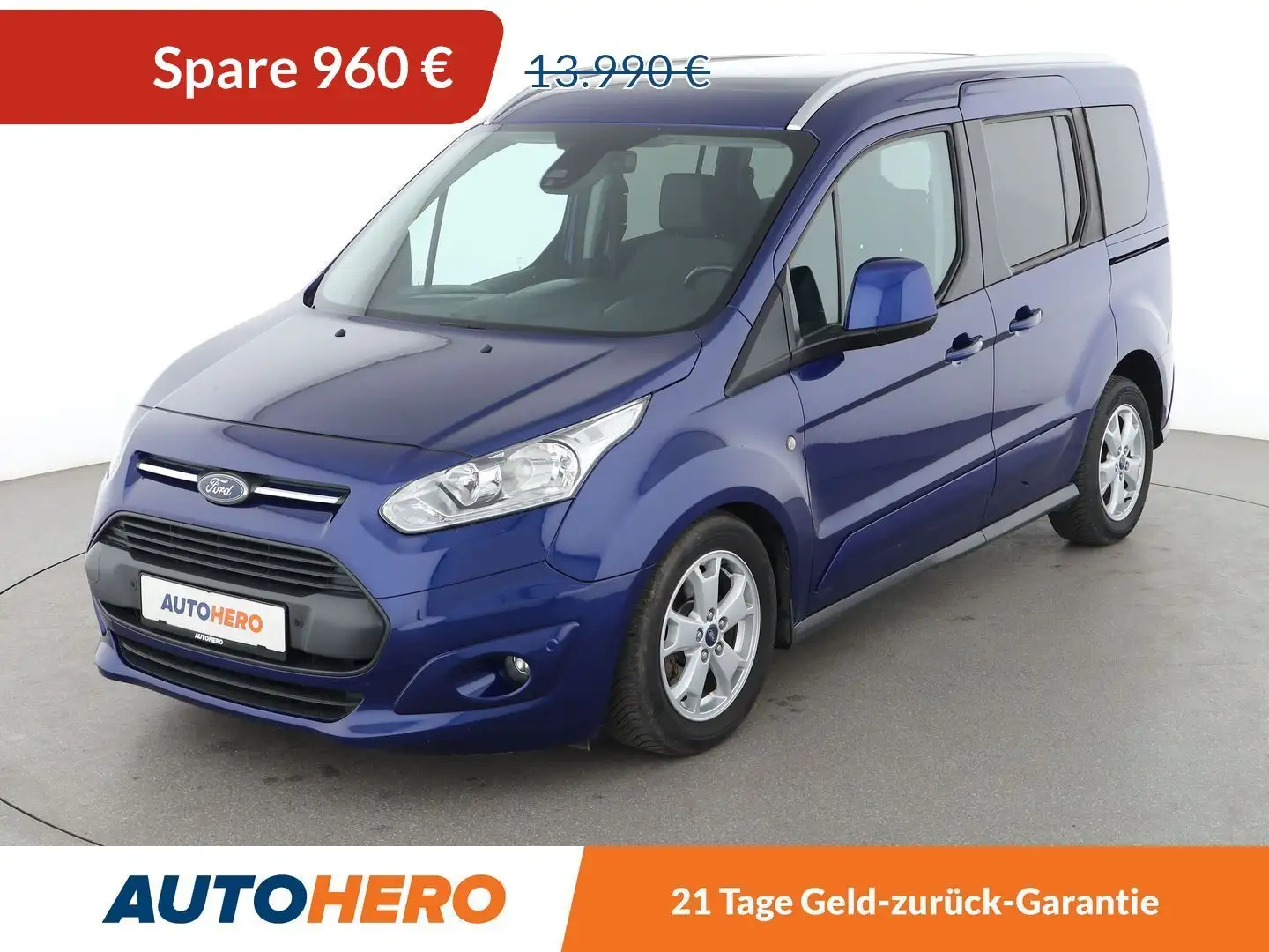 Ford Tourneo Connect 1.0 EcoBoost Titanium*TEMPO*PDC* Blau - 1
