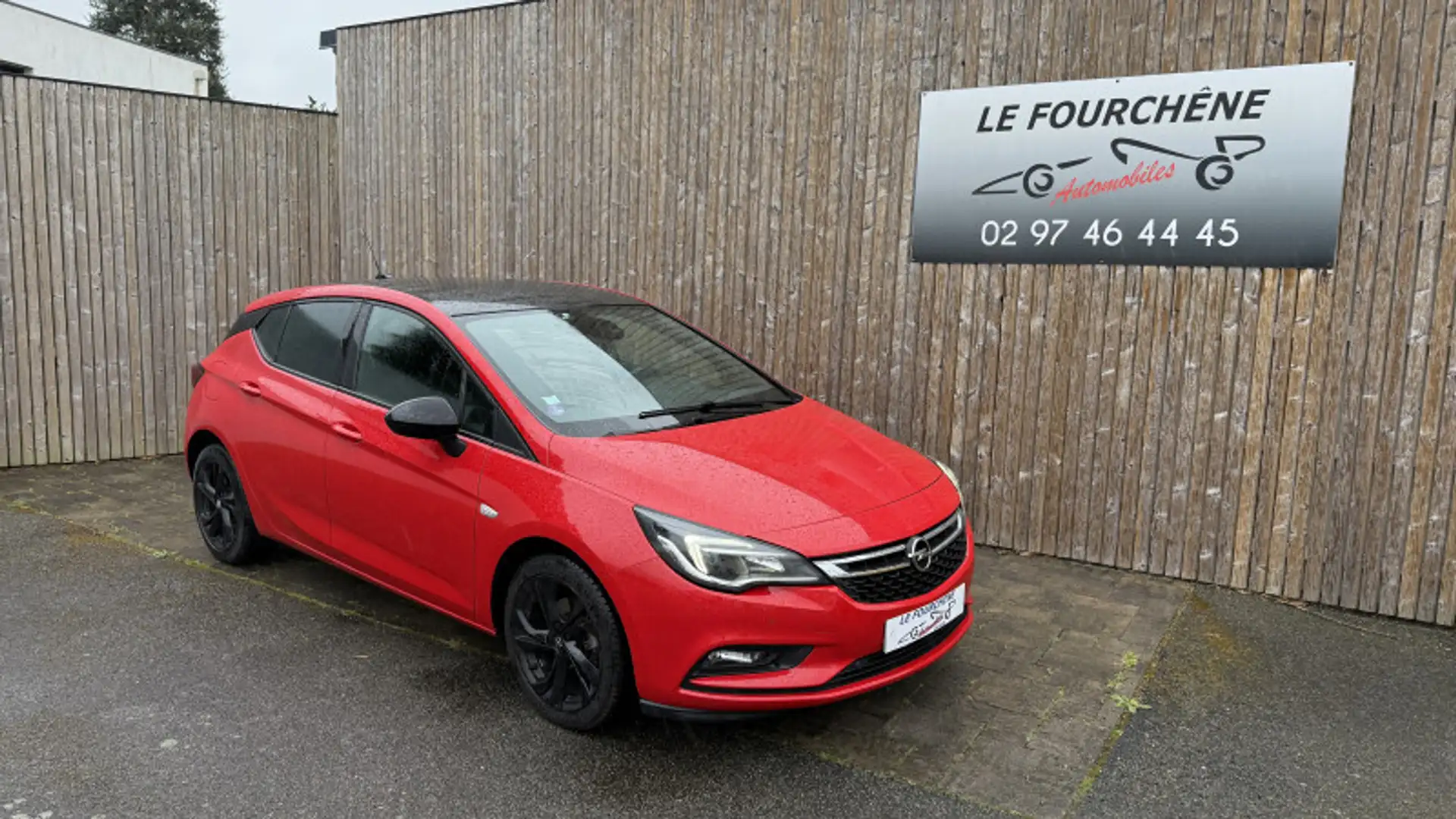 Opel Astra 1.4 TURBO 125CH BLACK EDITION EURO6D-T Rouge - 1