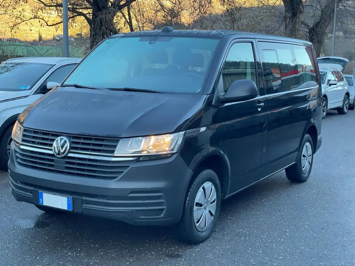 Volkswagen Transporter T6 TRANSPORTER 2.0 TDI 150CV DSG PL 9 POSTI Nero - 1