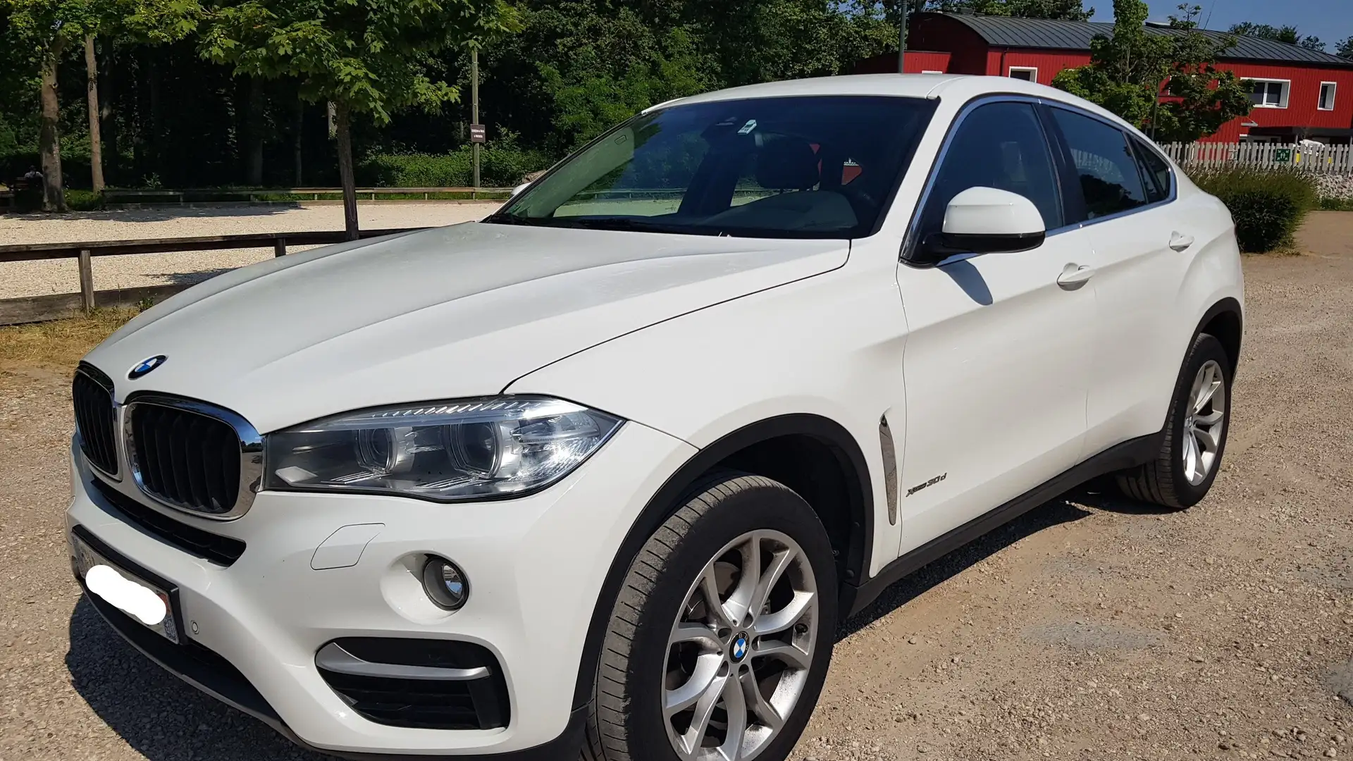 BMW X6 X6 xDrive30d 258 ch Lounge Plus A Blanc - 1