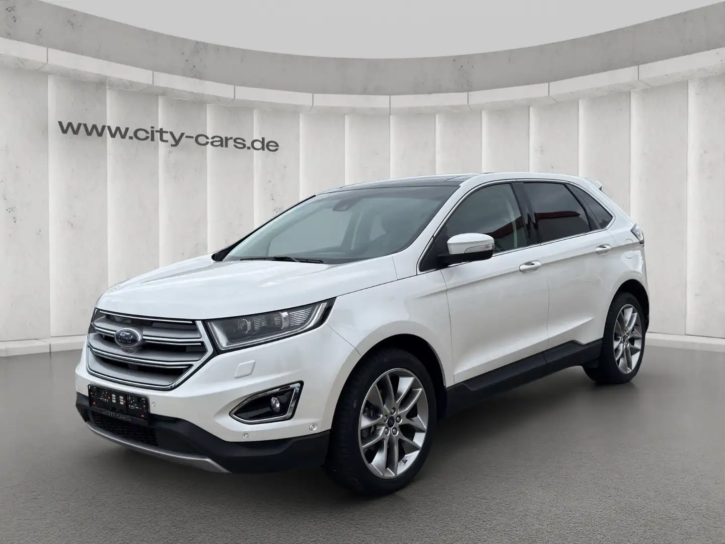Ford Edge Titanium 4x4*1.Hand*Voll*AHK* Weiß - 1