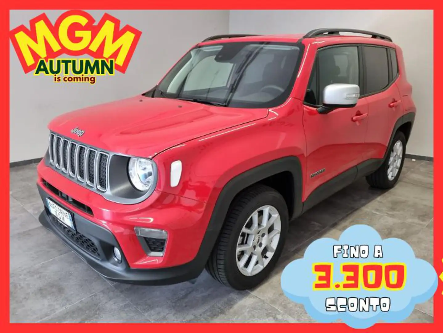 Jeep Renegade 1.3 T4 190CV PHEV 4xe AT6 Limited Rosso - 1