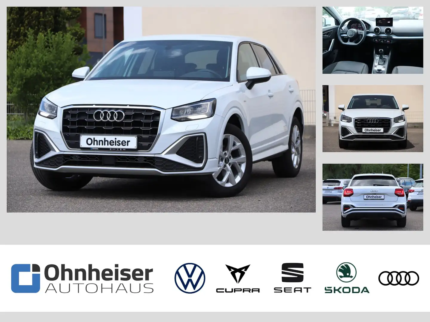 Audi Q2 35 TFSI S line DSG*NAVI*KAMERA*SHZ*GRA Weiß - 1