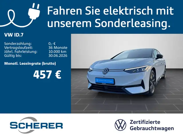 Volkswagen ID.7 Pro Electric 82kWh AHK/RFK/NAVI/LED/Garanti