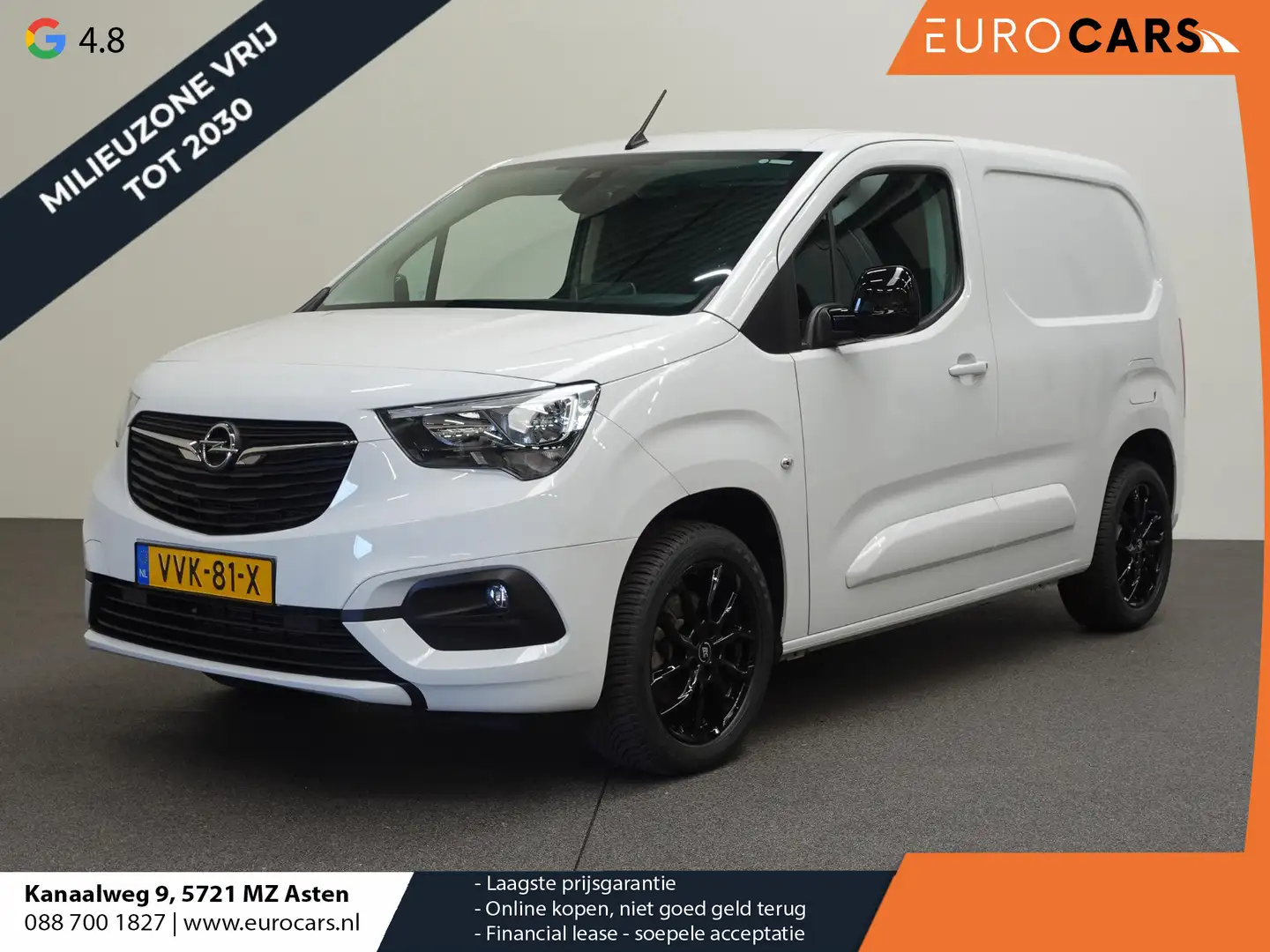 Opel Combo 130pk L1 Sport Edition Automaat Airco Navi Trekhaa Wit - 1