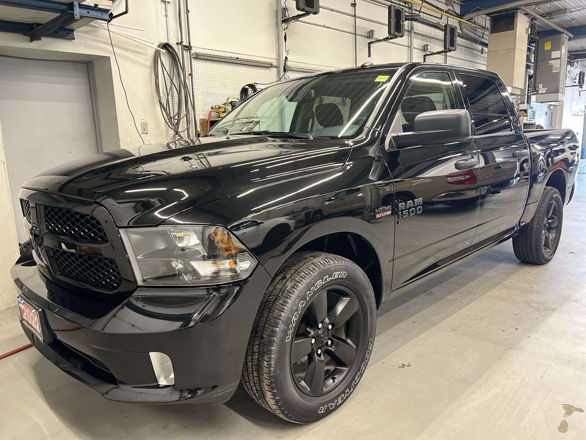 Black 2022 RAM 1500 Pickup Truck Four-Wheel Drive Automatic