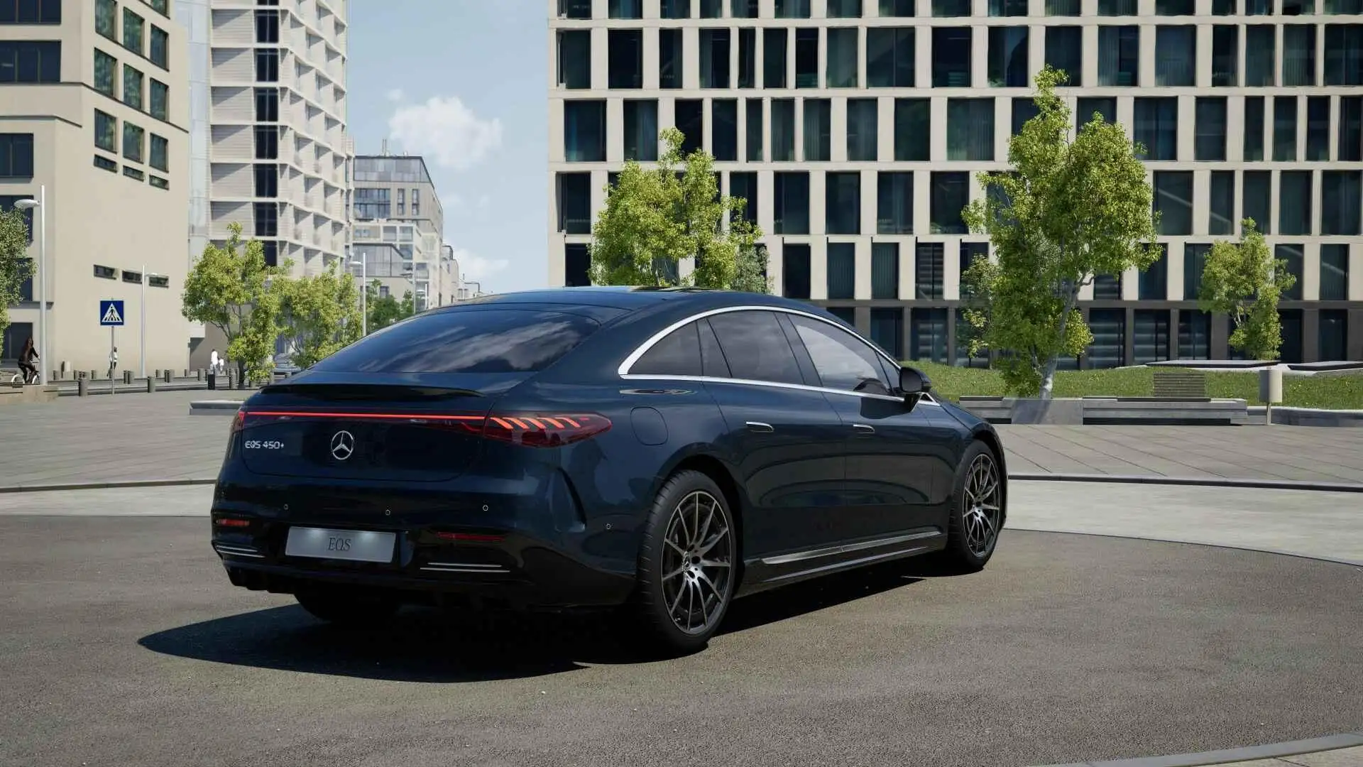 Mercedes-Benz EQS Limousine 450+ Sport Edition Blue - 2