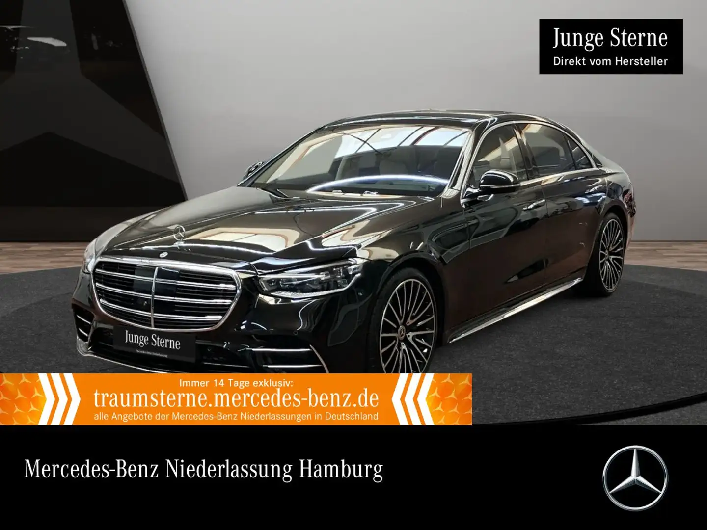 Mercedes-Benz S 600 S 580 L 4M AMG+PANO+DIGITAL-L+BURMESTER4D+STHZG+3D Negru - 1