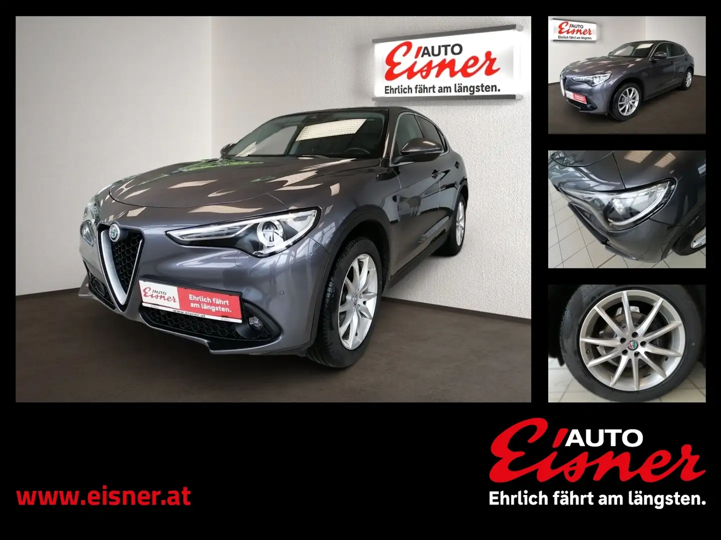 Alfa Romeo Stelvio SUPER 2.2 ATX AWD BIG DEAL Grijs - 1