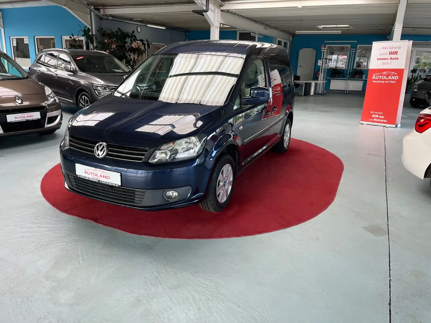 Volkswagen Caddy Roncalli Edition EcoFuel 7-Sitzer PDC Blau - 1