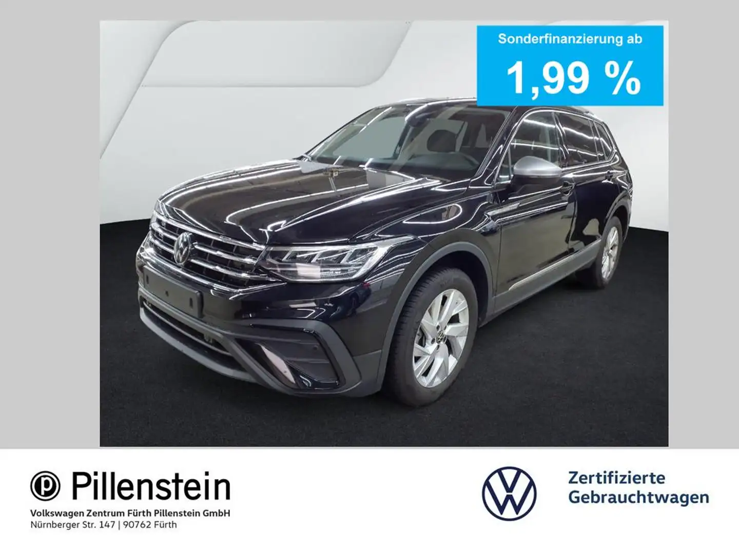 Volkswagen Tiguan Allspace LIFE 1.5 TSI DSG 7-SITZE AHK NAVI ACC PDC Noir - 1