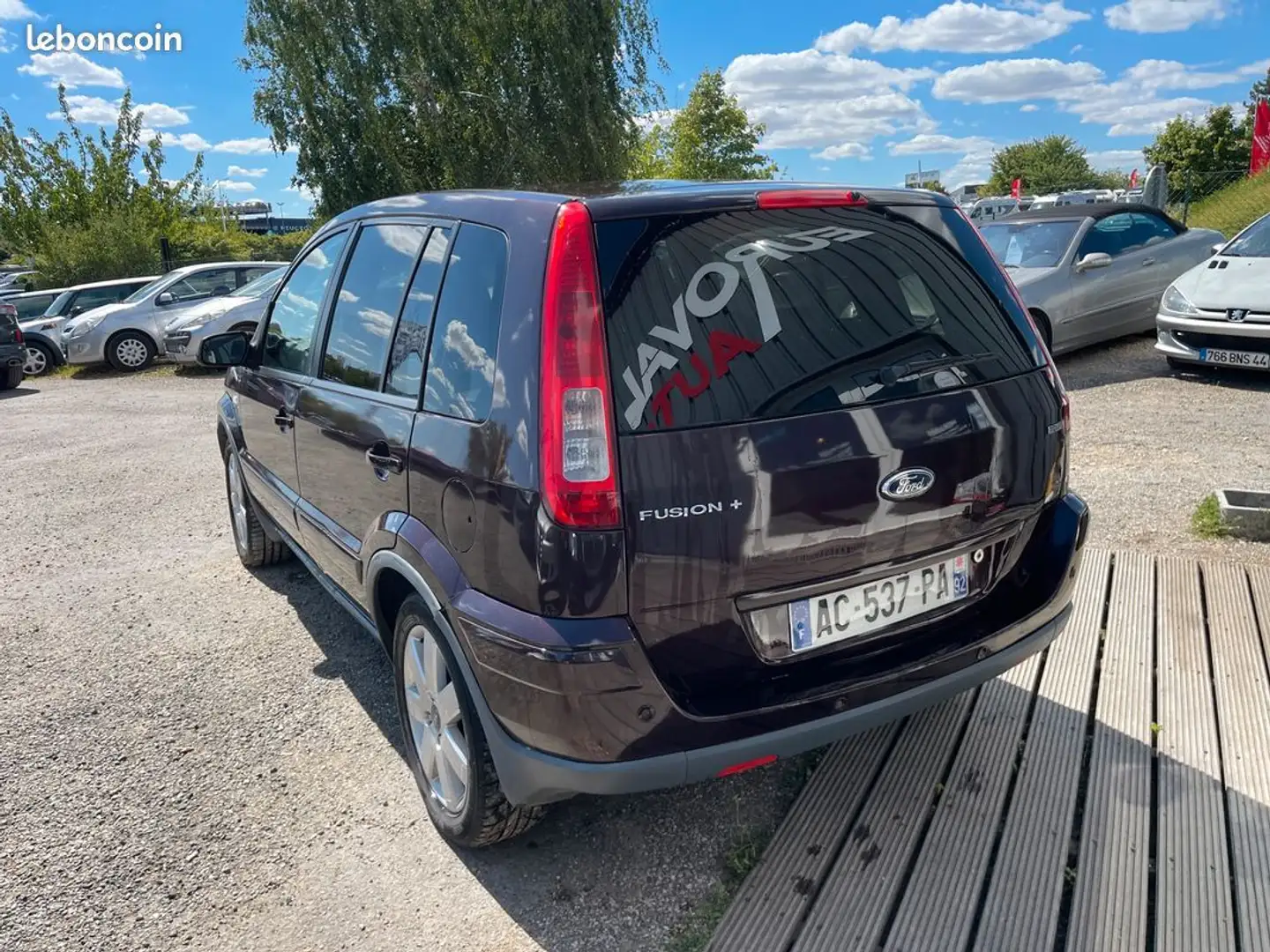 Ford Fusion 1.4 tdci 68ch plus 5p Rojo - 2