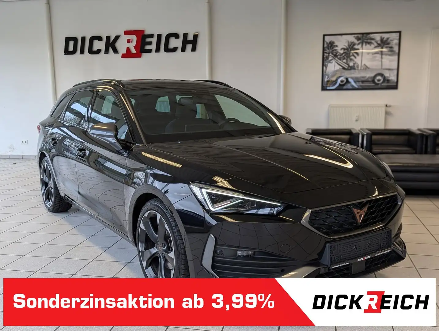 CUPRA Leon 1.5eTSI DSG Matrix Cam Vision+ Full Link Zwart - 1