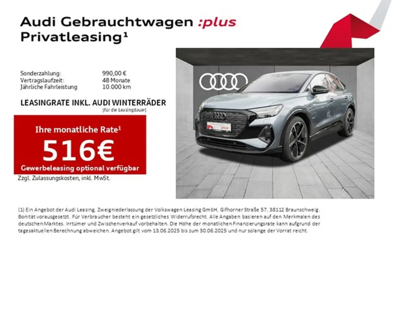 Audi Q4 e-tron Sportback 55 quattro S line LM21 Matrix LED AHK... Blau - 2