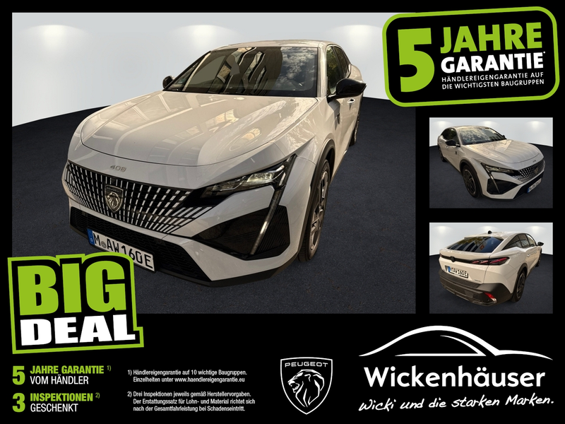 Peugeot 408 PHEV 225 GT ACC+LED+Navi+2xKlima+360+Kam.+PDC
