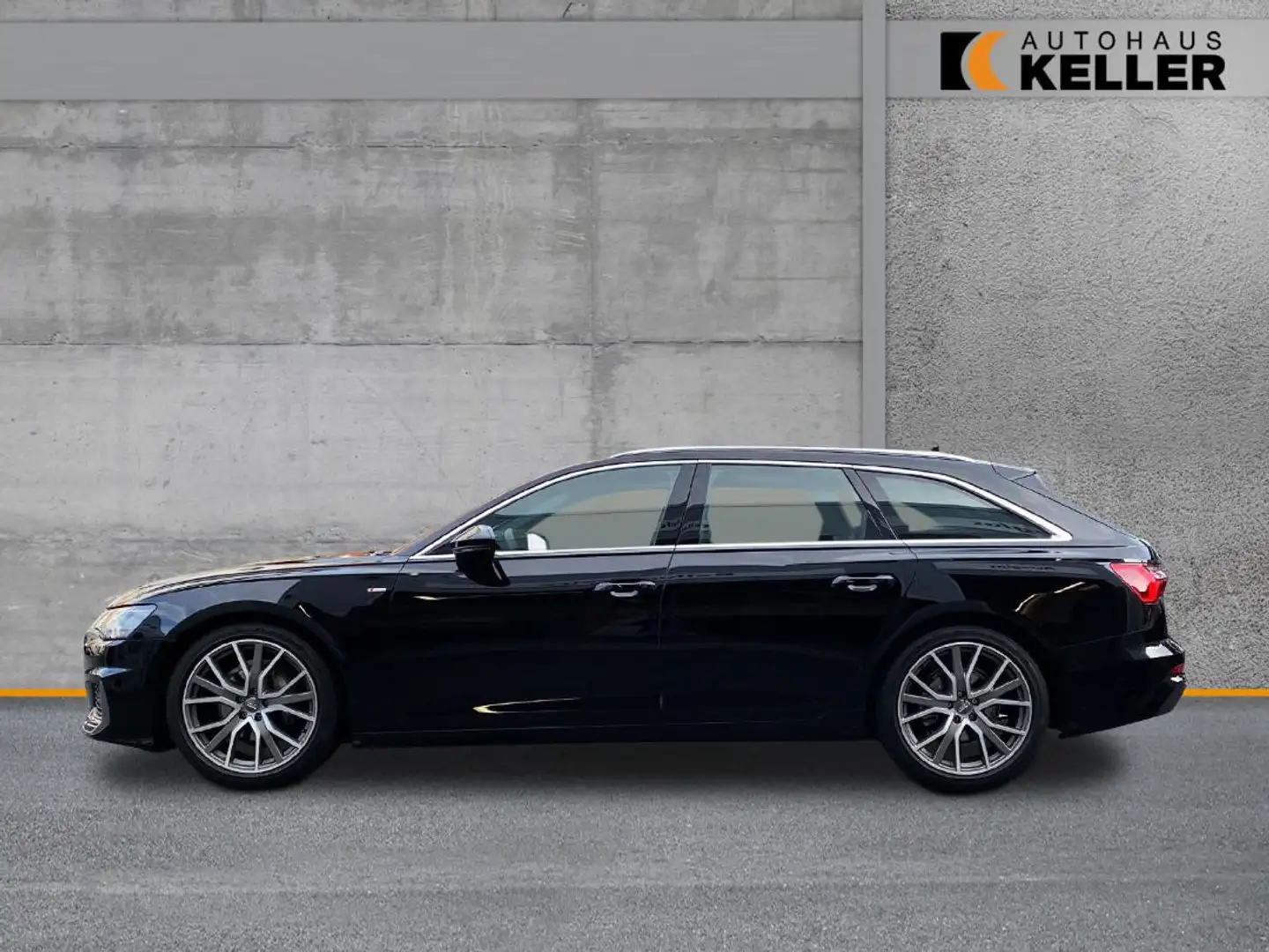Audi A6 Avant Sport 2.0 TDI 40 quattro S-line Navi/AHK/LED Zwart - 2
