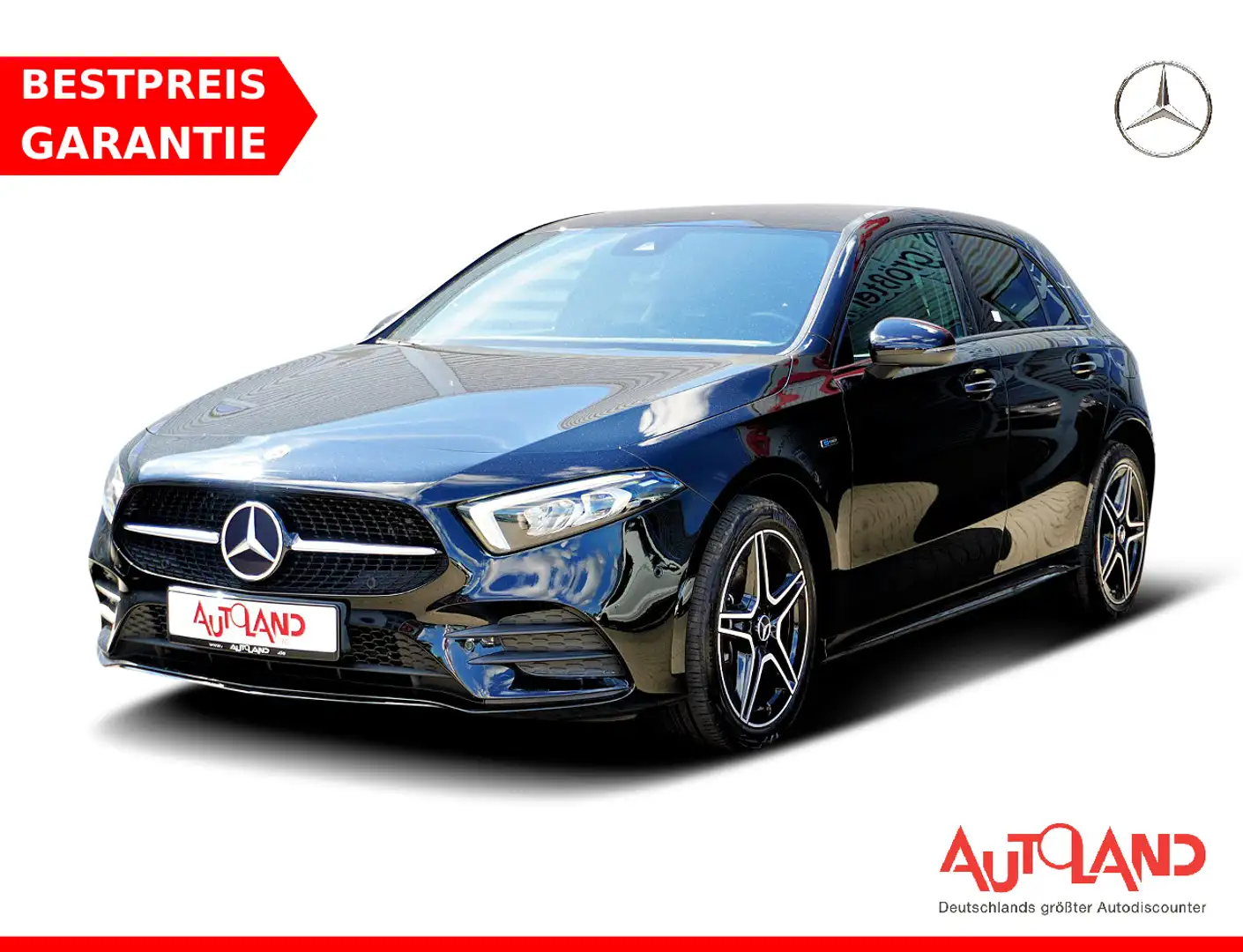 Mercedes-Benz A 250 A250 e Edition AMG Line Aut. LED Navi Tempomat Schwarz - 1