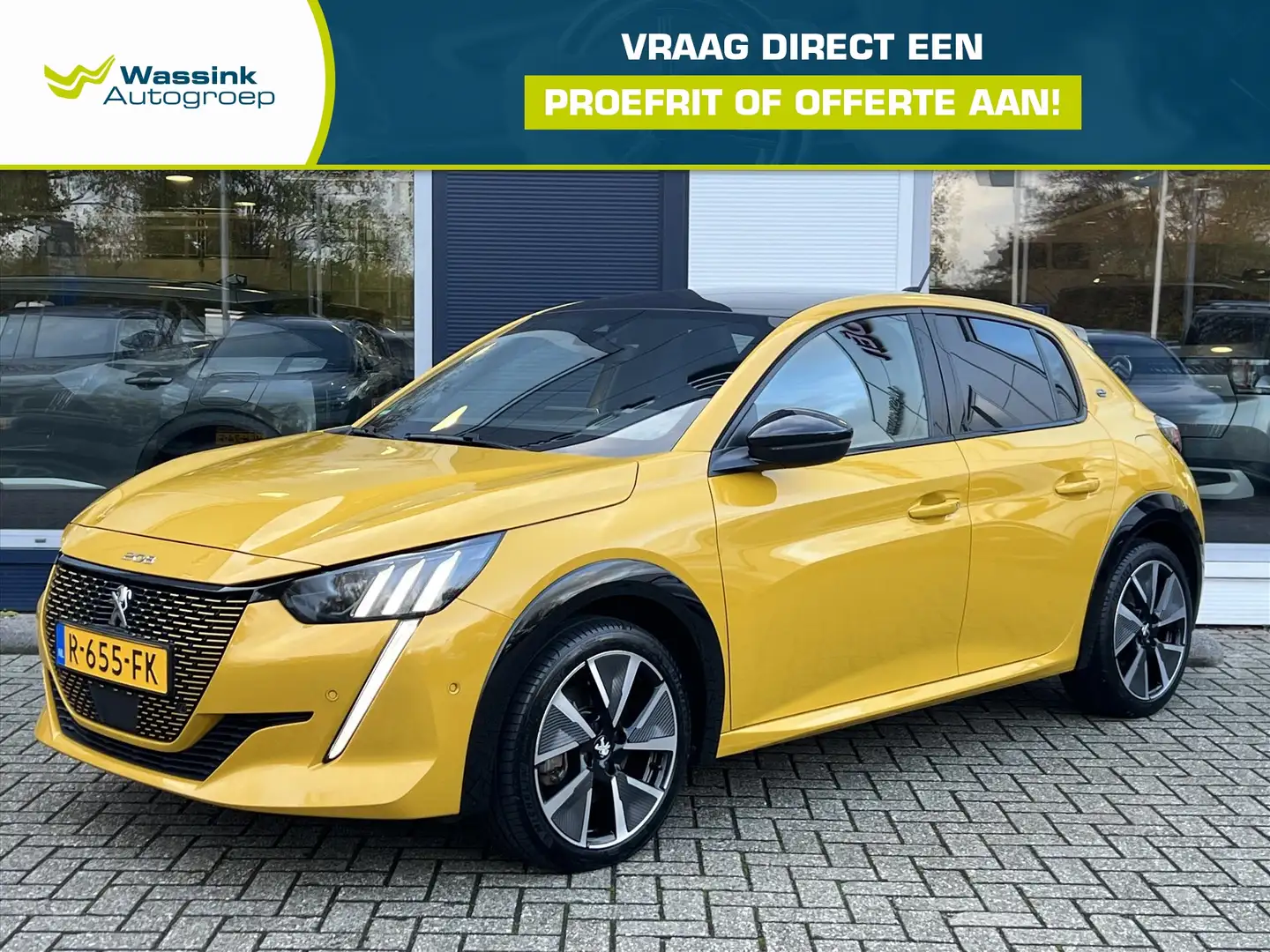 Peugeot e-208 EV 50kWh 136pk GT | Navigatie | Cruise Control | C Jaune - 1