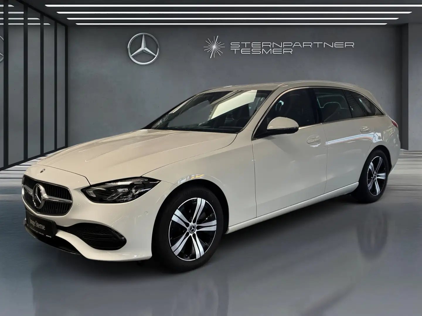 Mercedes-Benz C 220 d T AVANTGARDE+KAM+LED+AMBI+TOTW+DISTR+AHK Weiß - 2