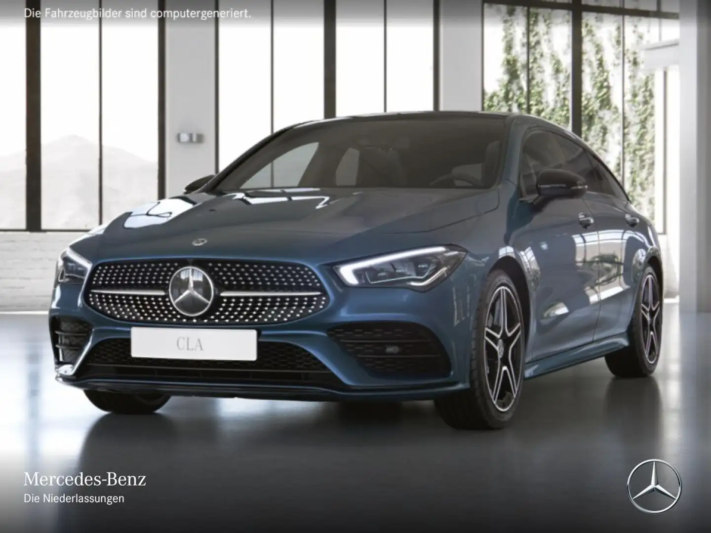 Mercedes-Benz CLA 250 e AMG+NIGHT+PANO+360°+MULTIBEAM+BURMESTER Blau - 2