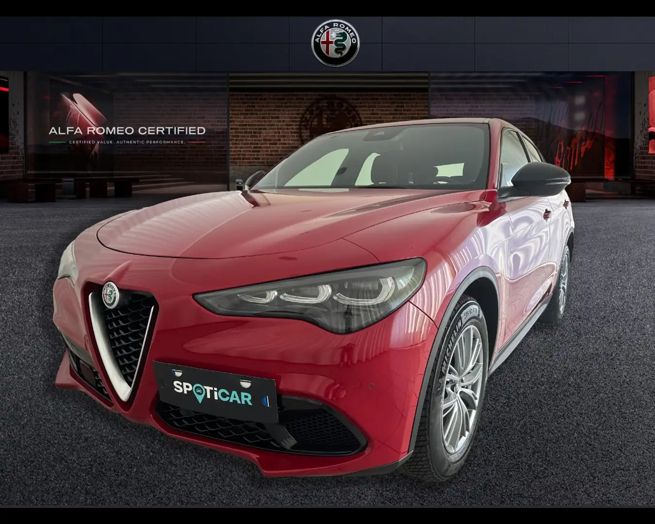 Alfa Romeo Stelvio 2.2 Turbo Super Rosso - 1