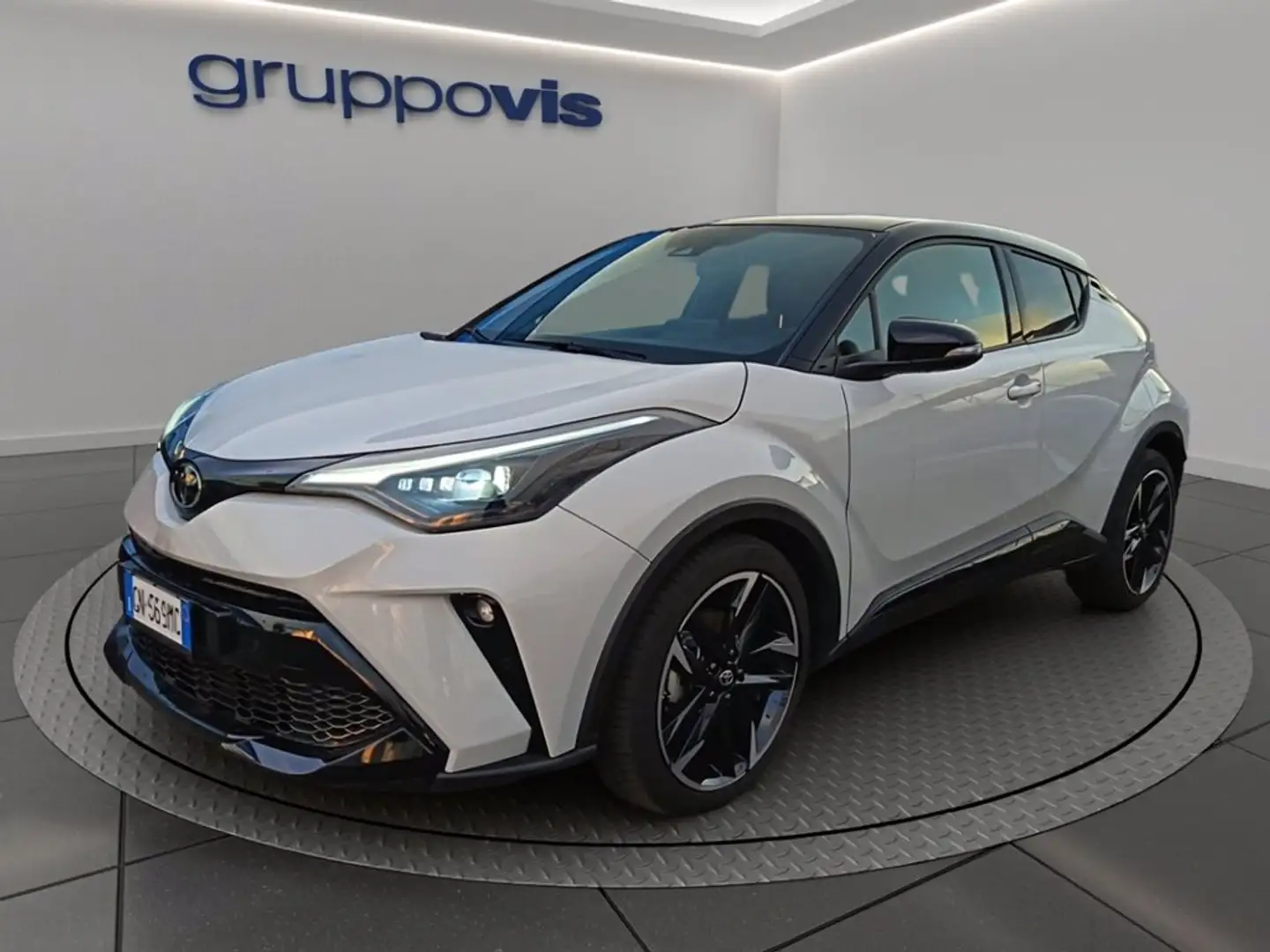 Toyota C-HR hybrid GR Sport e-cvt Bianco - 1