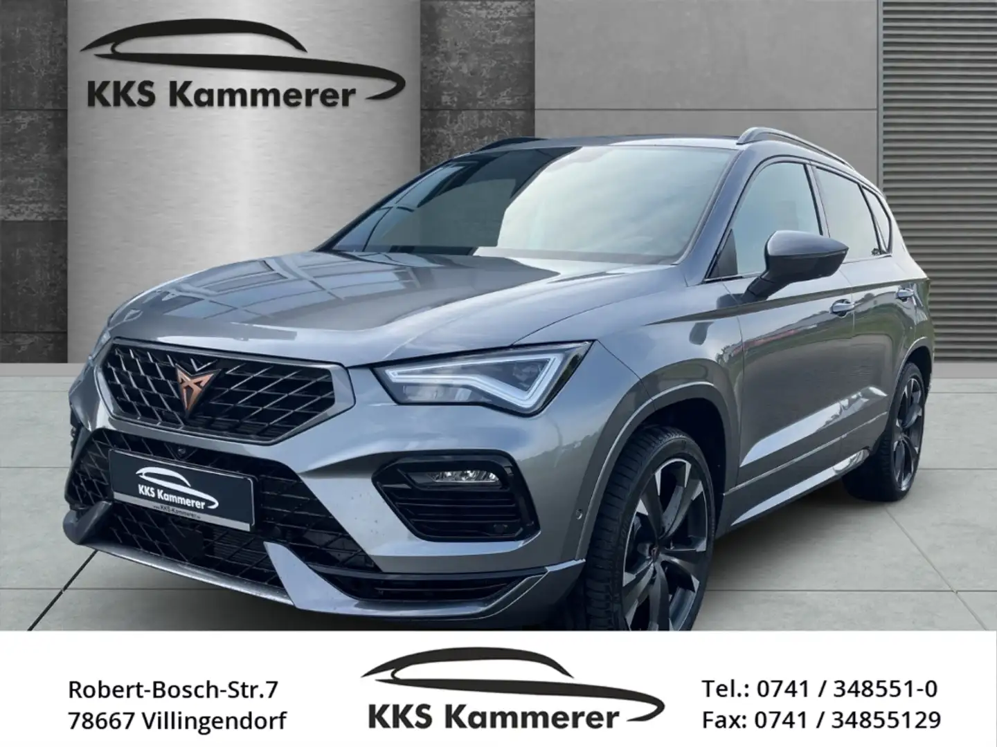 CUPRA Ateca VZ 4Drive 2.0 TSI AHK 360° NAVI Pano RFK 5 J. Gar Szürke - 1