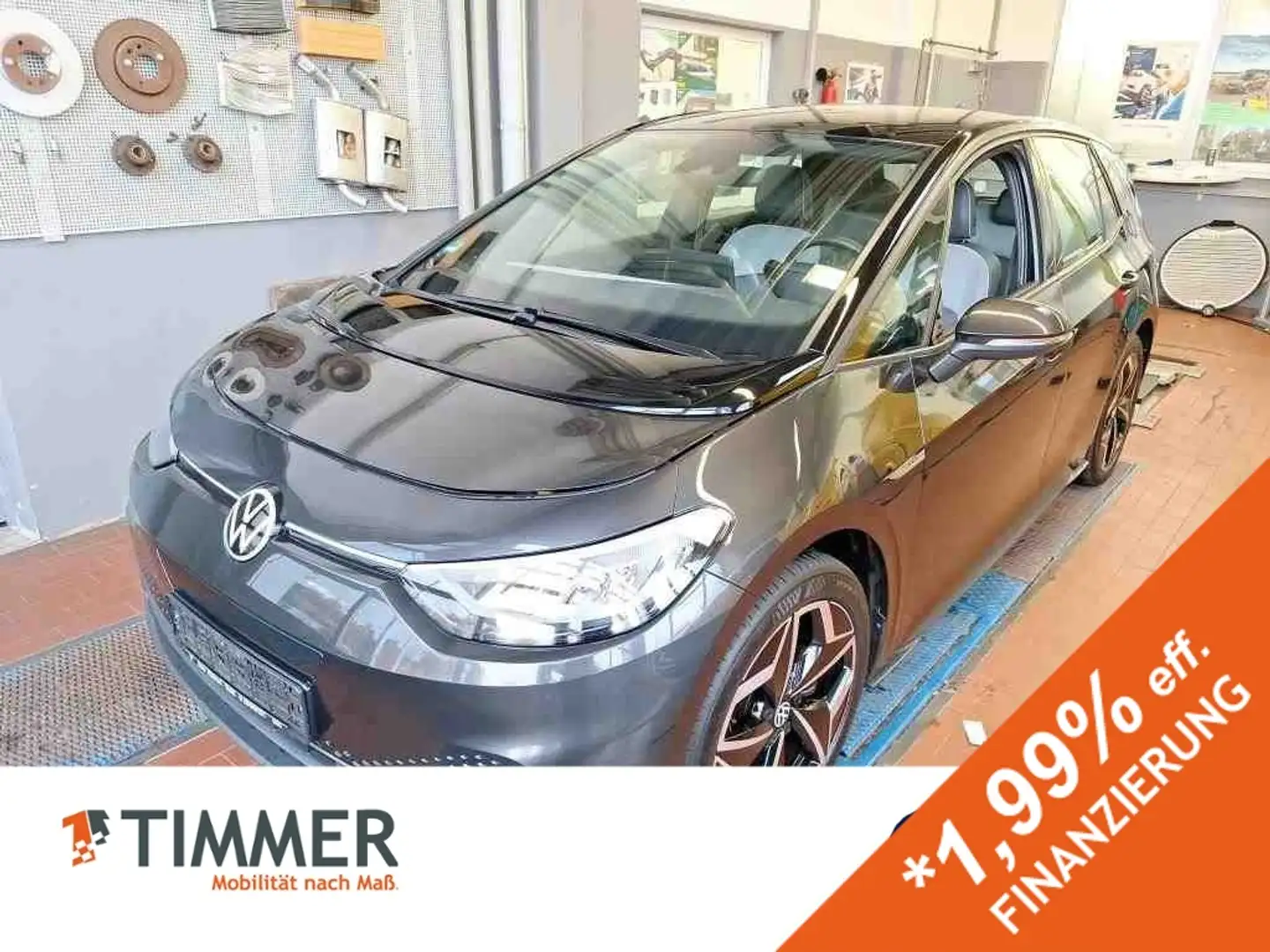 Volkswagen ID.3 PRO S 82 kWh +LED +CARPLAY +19" +NAVI +DAB+ + Grau - 1