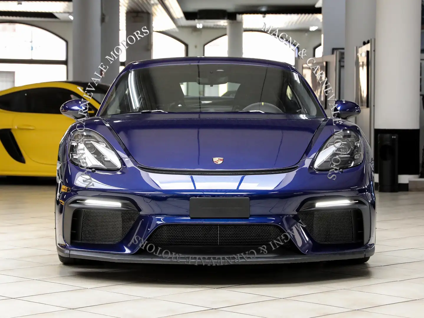Porsche 718 CAYMAN GT4|CLUBSPORT|PASM|CARBON PACK|CHRONO|LED Blu/Azzurro - 2
