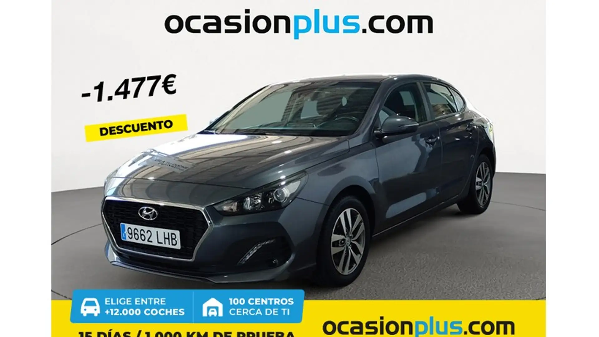 Hyundai i30 FB 1.0 TGDI Klass 120 Gris - 1