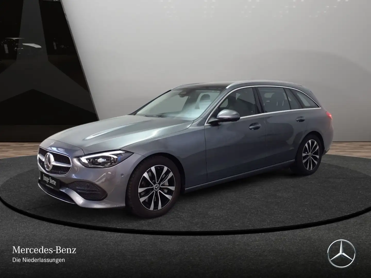 Mercedes-Benz C 180 T AVANTG+PANO+AHK+KAMERA+TOTW+KEYLESS+9G Grigio - 2