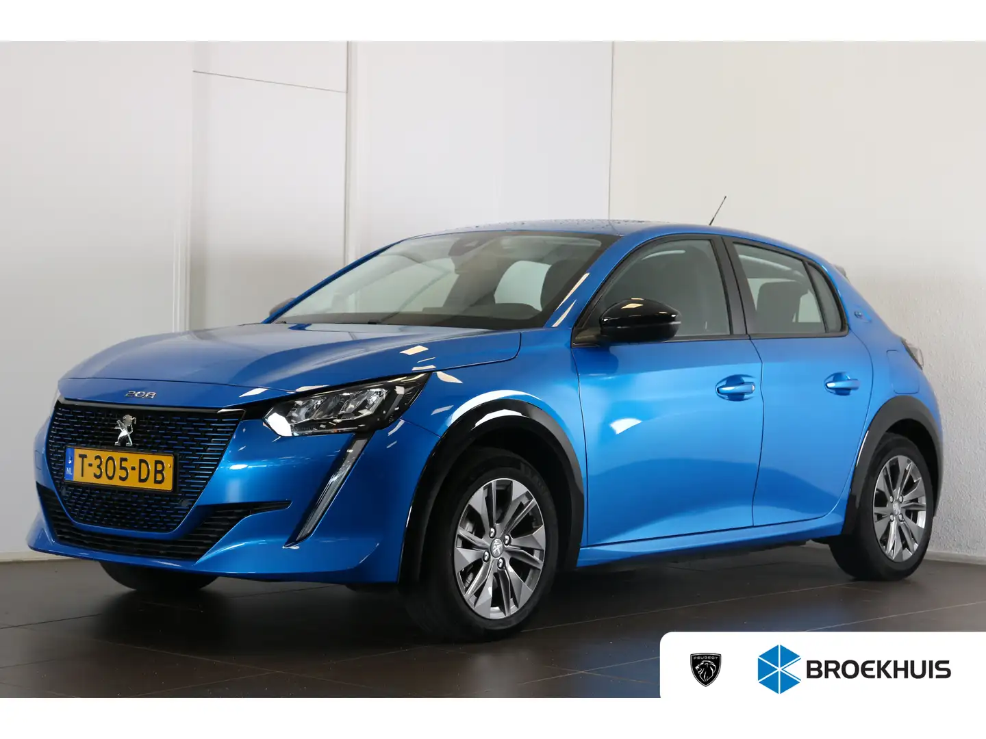 Peugeot e-208 EV Active Pack 50 kWh | Navi | Airco | Cruise cont Blauw - 1