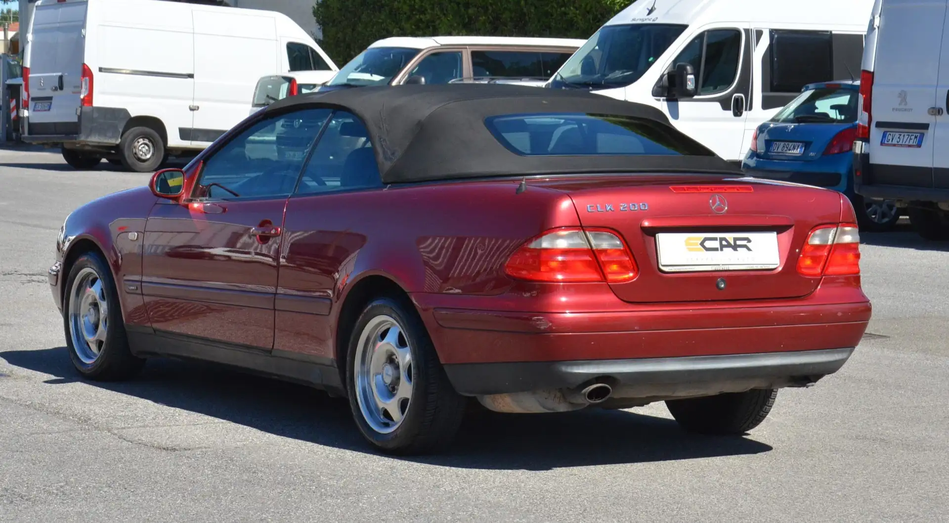 Mercedes-Benz CLK 200 CLK Cabrio 200 Elegance Rosso - 2