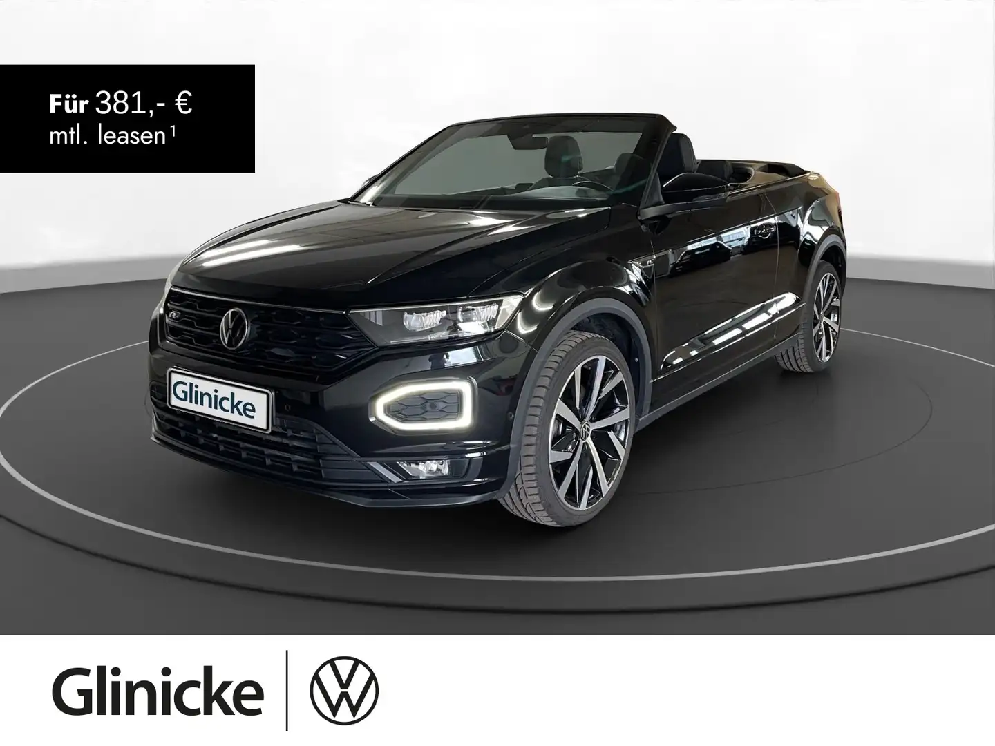 Volkswagen T-Roc Cabrio 1.5 TSI R-Line LED LM 19" Navi PDC+ Schwarz - 1