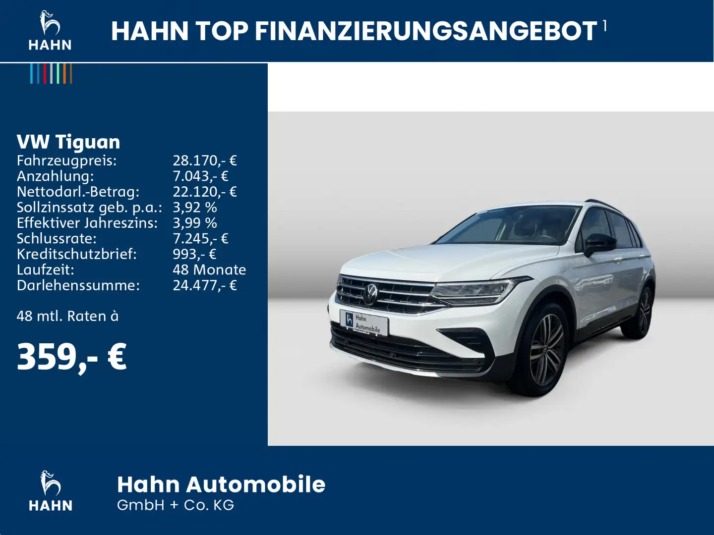 Volkswagen Tiguan 2.0TDI Life Urban Sport DSG Standh Cam Blanc - 2