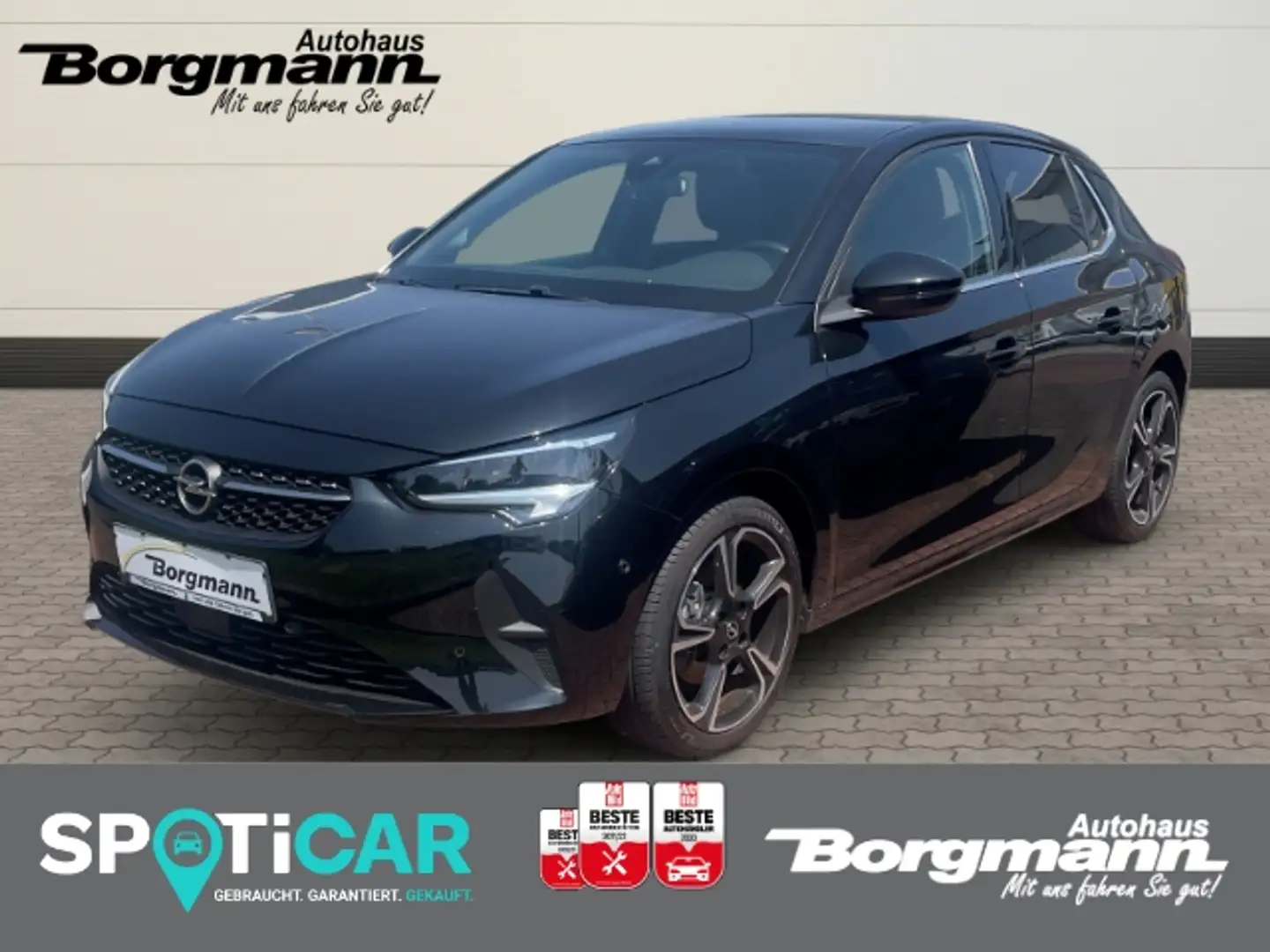 Opel Corsa Elegance 1.2 Turbo Navi - Bluetooth - Sitzheizung Schwarz - 1