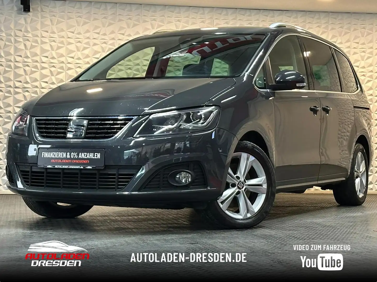SEAT Alhambra 2.0TDI XCELLENCE* BIXEN#SHZ#AHK#KEYLESS Gris - 1