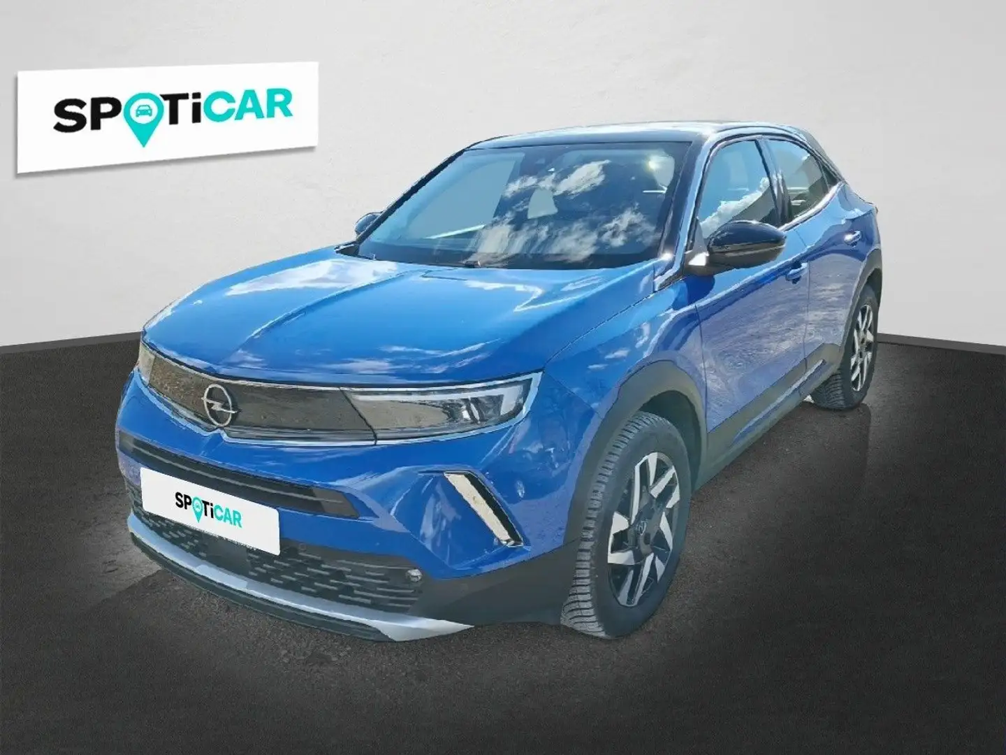 Opel Mokka Elegance 1.2 Turbo Tot-Winkel, RFK, Bi-Col Bleu - 1