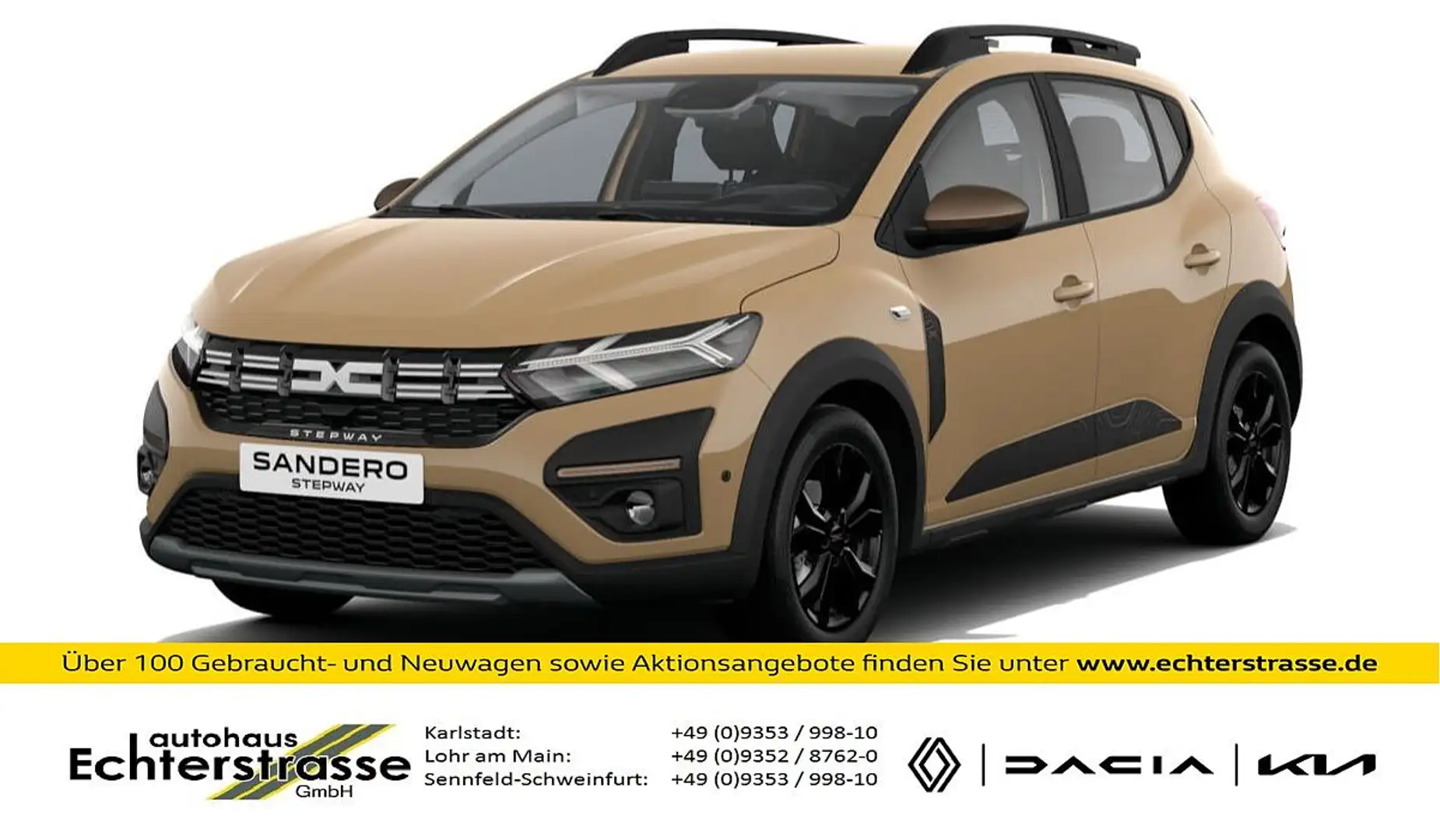 Dacia Sandero Stepway Extreme TCe 110 +SHZ Beige - 1