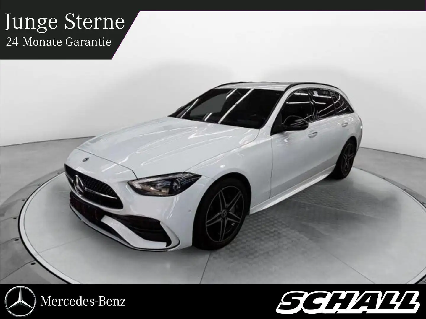 Mercedes-Benz C 200 T AMG+NIGHT+DIGI-LED+DIST+BURM+KAMERA+KEY Weiß - 1