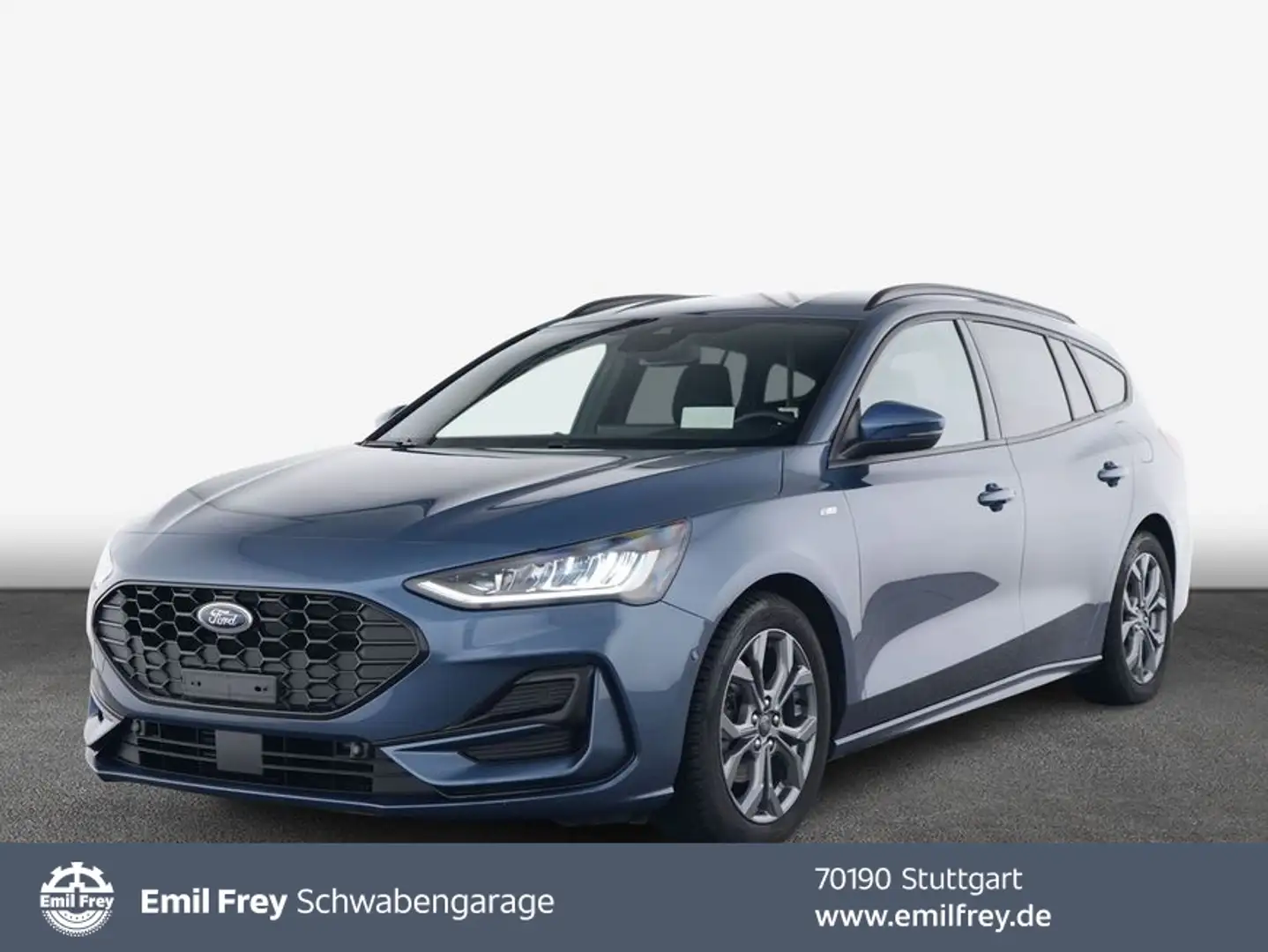 Ford Focus Turnier 1.0 EcoBoost Hybrid ST-LINE X Blau - 1