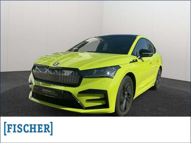 Imagine Skoda Enyaq Coupe RS Matrix Navi Wärmepumpe Rear View ACC