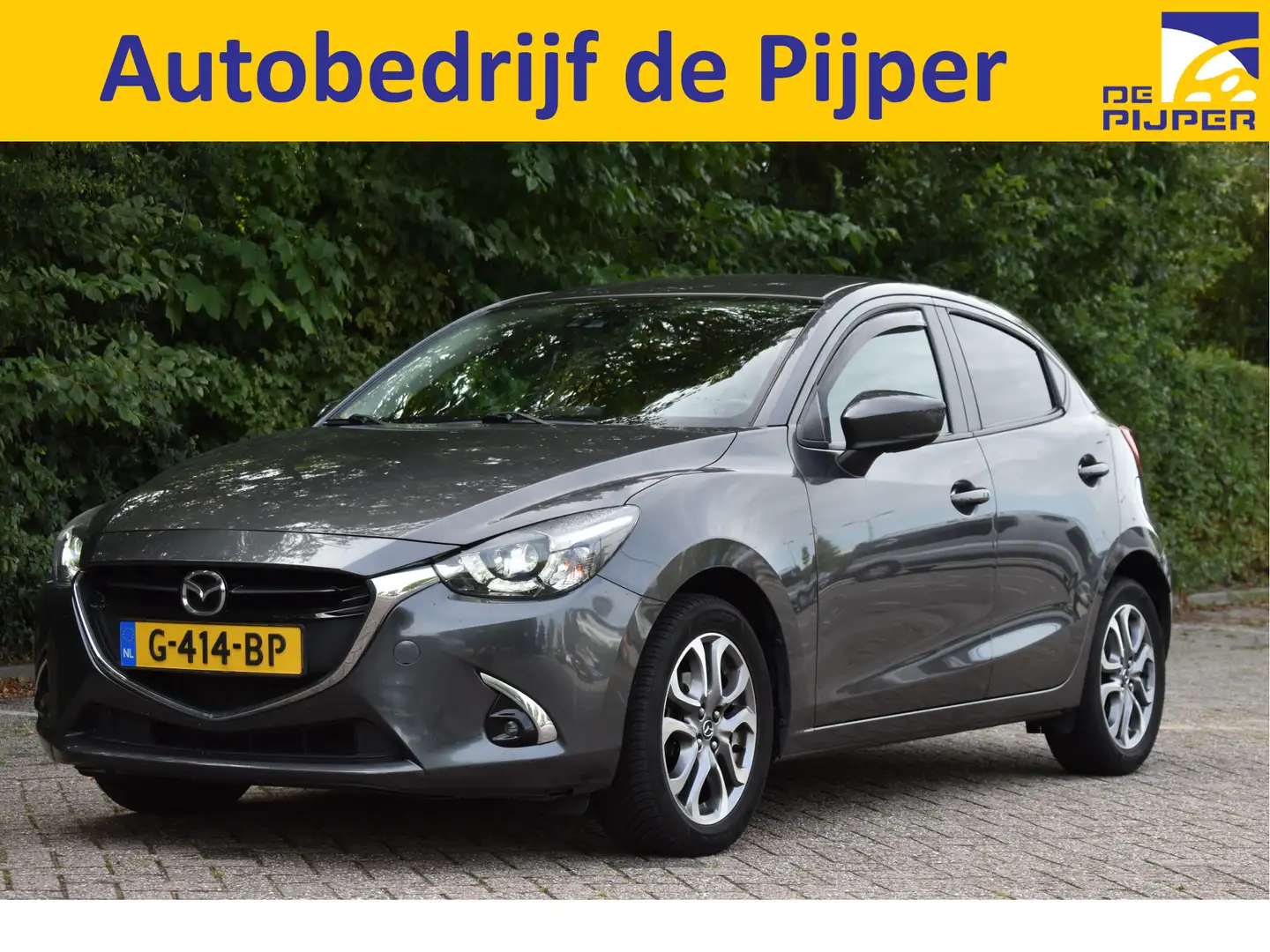 Mazda 2 1.5 Skyactiv-G GT-M | NL-AUTO | CAMERA | HEADUP | Grijs - 1