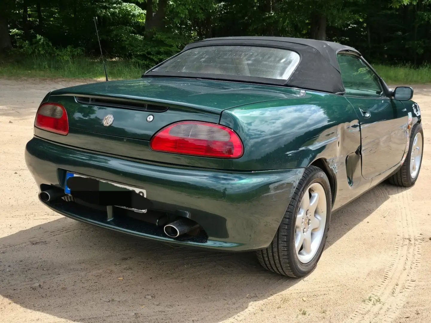 MG MGF Roadster, Klassiker Vert - 2